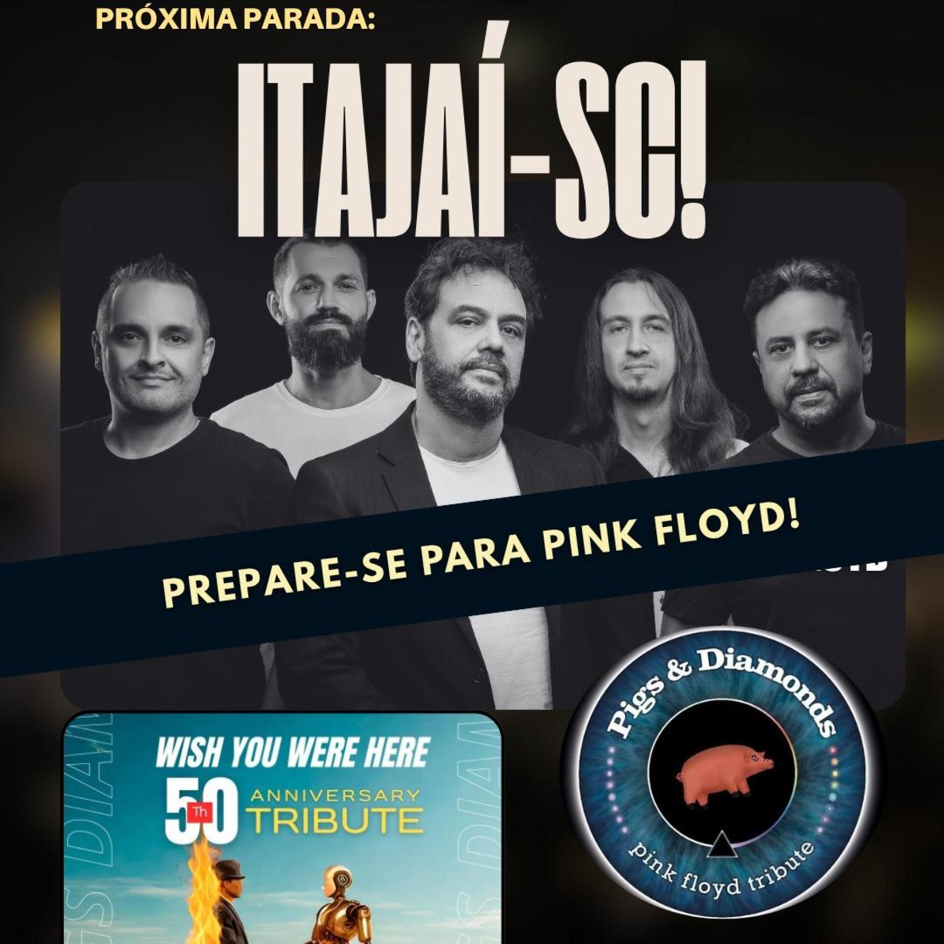 Tributo ao Pink Floyd - Aniversário de 50 anos do Álbum Wish You Were Here