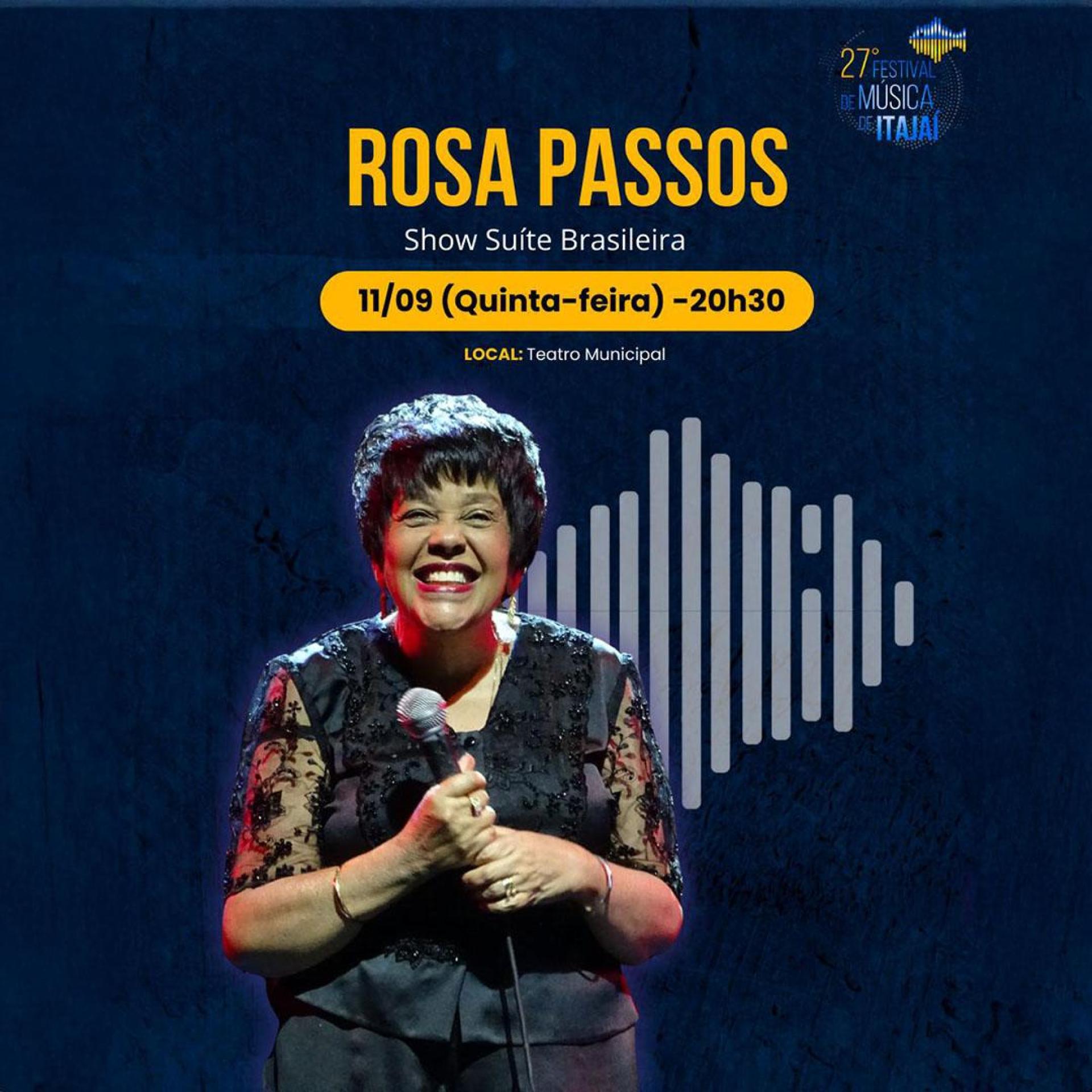 SHOW NACIONAL: ROSA PASSOS  - Show Suíte Brasileira (DF) MPB