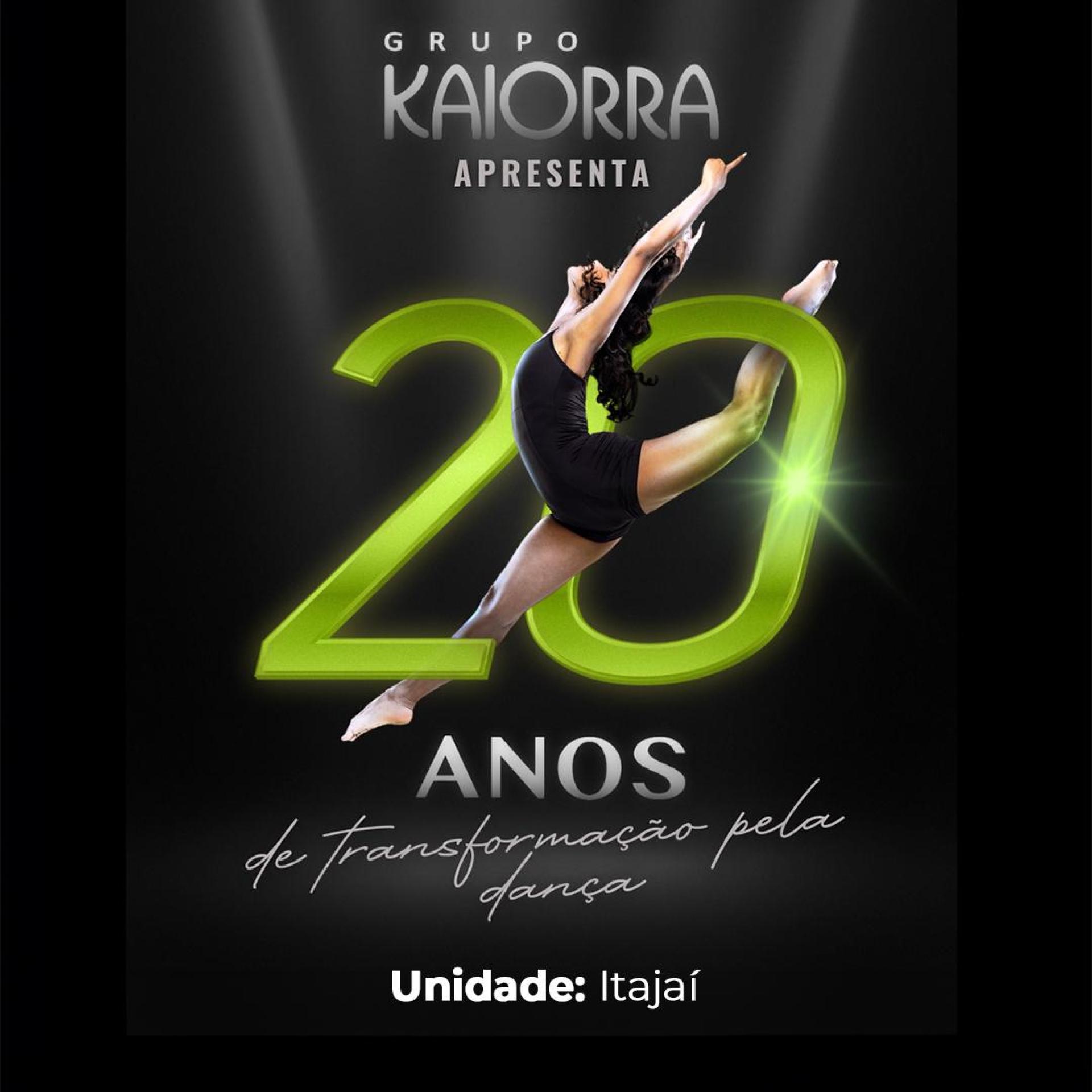 Grupo Kaiorra 20 Anos de Transformação pela Dança - Unidade de Itajaí